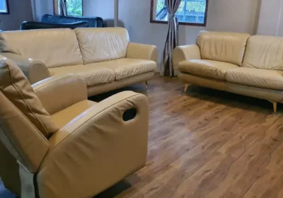 Sofa kulit asli Natuzzi italy set 321 (Full Kulit)