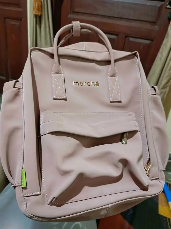 Tas Merche warna misty rose