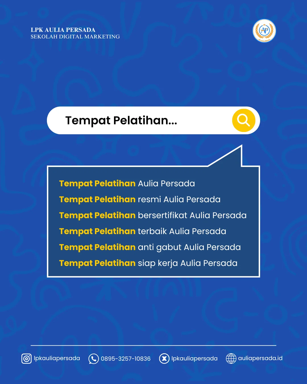 Aulia Persada, Seminar Kewirausahaan