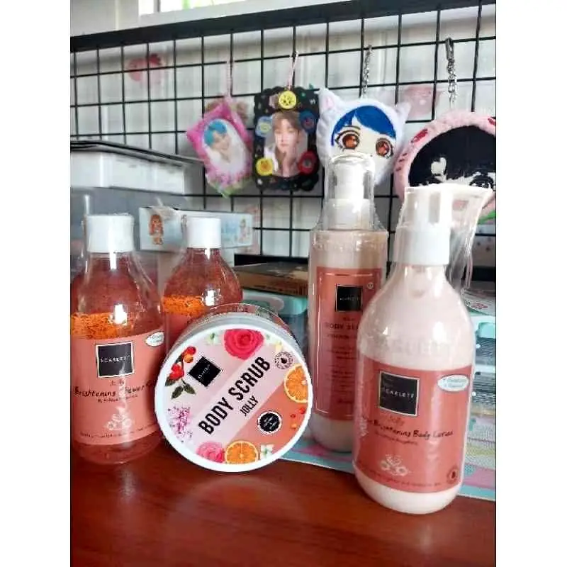 (ORIGINAL) Body care scarlett dapat 5 item