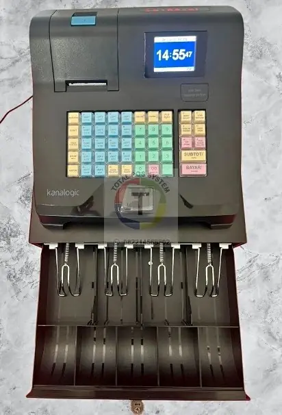 Mesin kasir Cash Register Sharp Kanalogic. Free Training + Garansi 1th