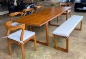 Meja makan elegan luxury furniture custom