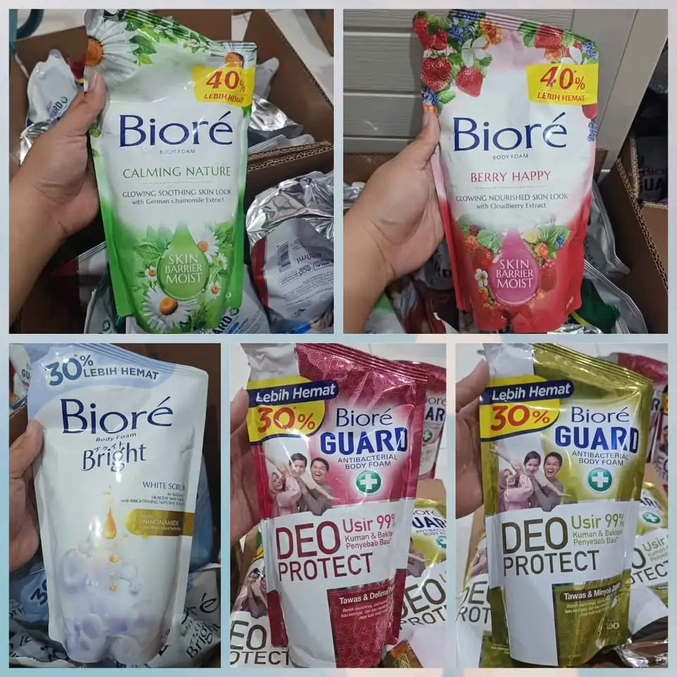 25RIBUAN SABUN BIORE 800ML KEMASAN JUMBO