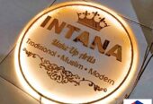 Jual Papan Nama Akrilik Led, Papan Nama Bisa Nyala Lokasi Malang