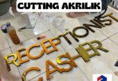 Jual Papan Nama Akrilik Led, Papan Nama Bisa Nyala Lokasi Malang