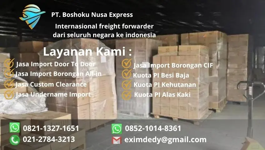JASA IMPORT BORONGAN DARI TURKI TO JKT