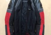 Jaket Bikers merk CONTIN (redblack)