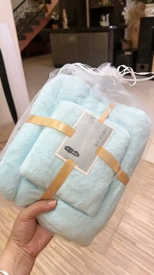 HANDUK SET 2IN1 HANDUK MANDI DEWASA LEMBUT DAYA SERAP TINGGI
