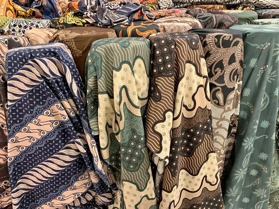 Kain Polimikro Batik murah meriah roll-rollan