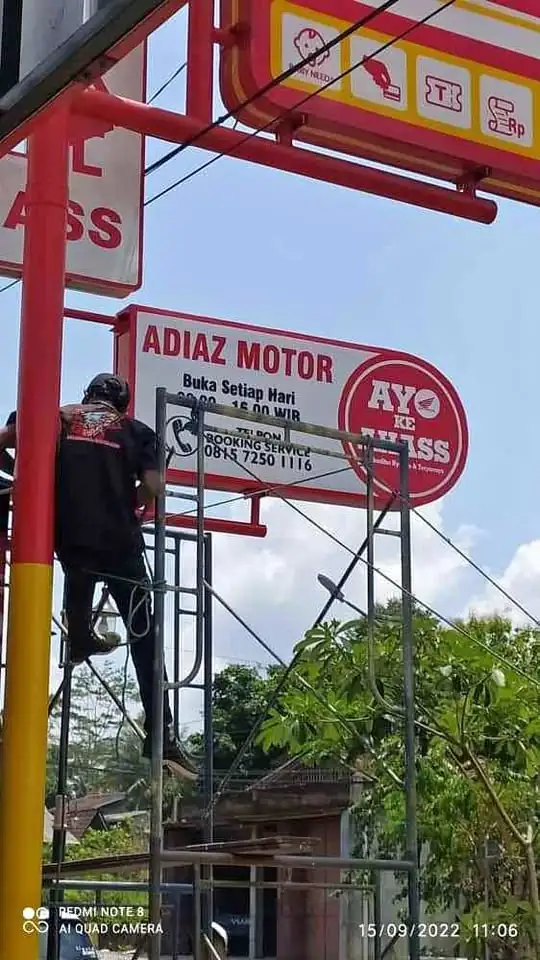 jasa reklame, neon box, papan nama