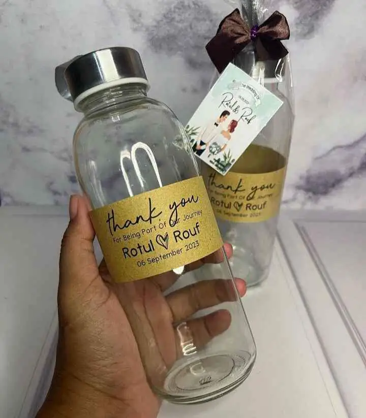 Cod. Souvenir Botol Kaca. Souvenir Pernikahan, Lahiran Bayi Dll