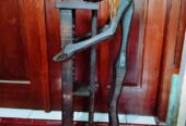 Patung pahat kayu unik tinggi 80cm