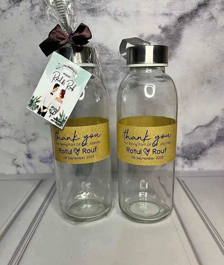 Cod. Souvenir Botol Kaca. Souvenir Pernikahan, Lahiran Bayi Dll