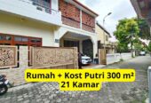 Di Jual Rumah Kost 21 Kamar Jogja Kota