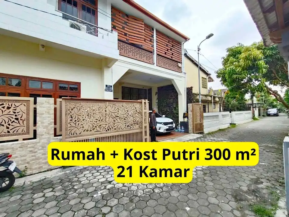 Di Jual Rumah Kost 21 Kamar Jogja Kota
