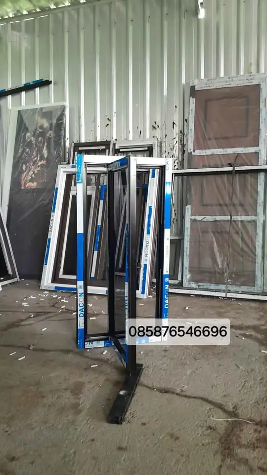 JENDELA ALUMINIUM 400AN 1 SET TINGGAL PASANG