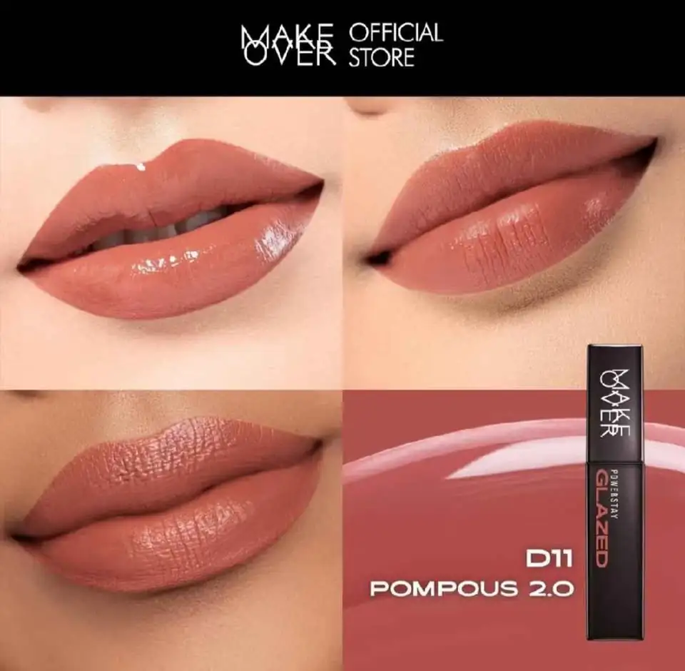 Preloved MAKE OVER Powerstay Glazed Lock Lip Pigment – D11 Pompous