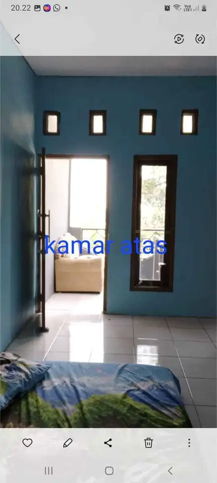DIJUAL 3 KT 1 Kamar Mandi – Rumah