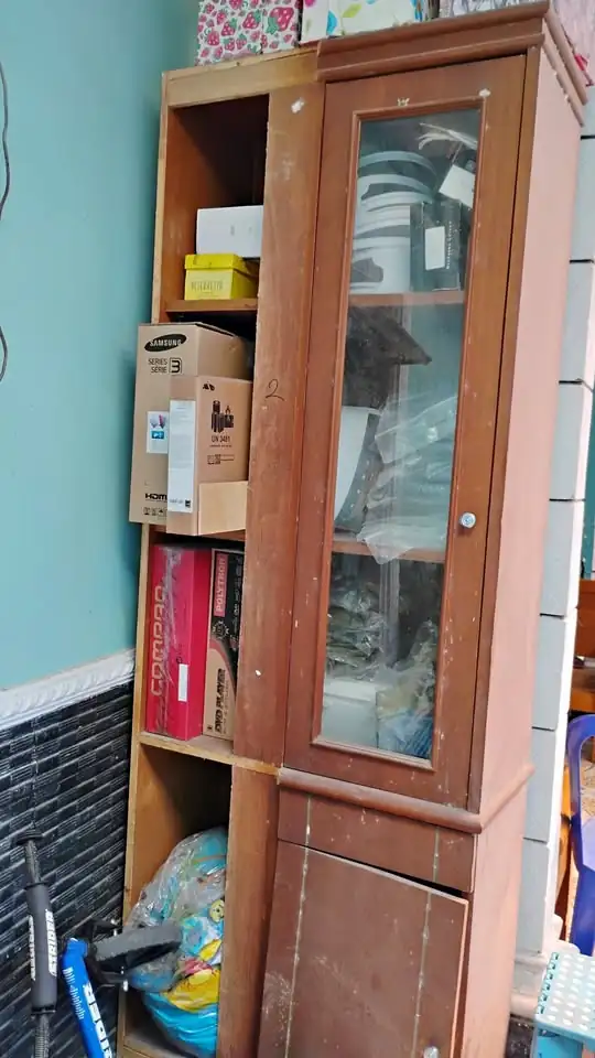 Almari Lemari Kayu Second Tinggi 2m, panjang 1m, lebar 40cm