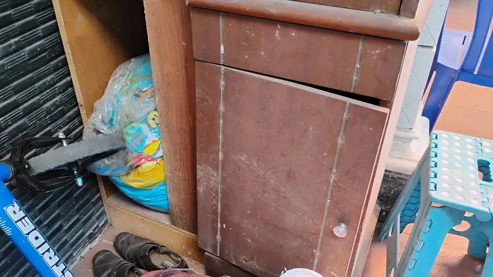 Almari Lemari Kayu Second Tinggi 2m, panjang 1m, lebar 40cm