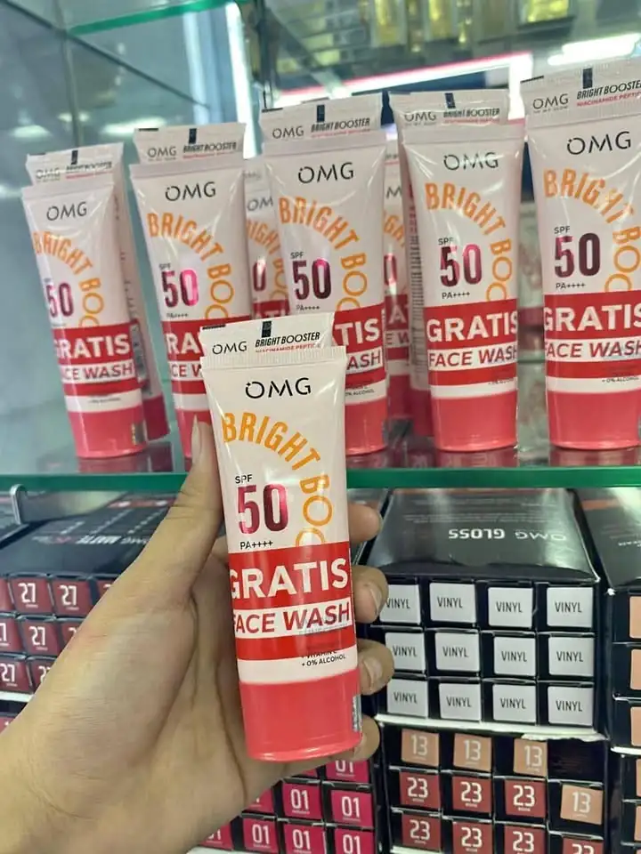 Beli 1 Gratis 1 OMG Sunscreen free facewash