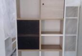 Rak buku bahan mdf