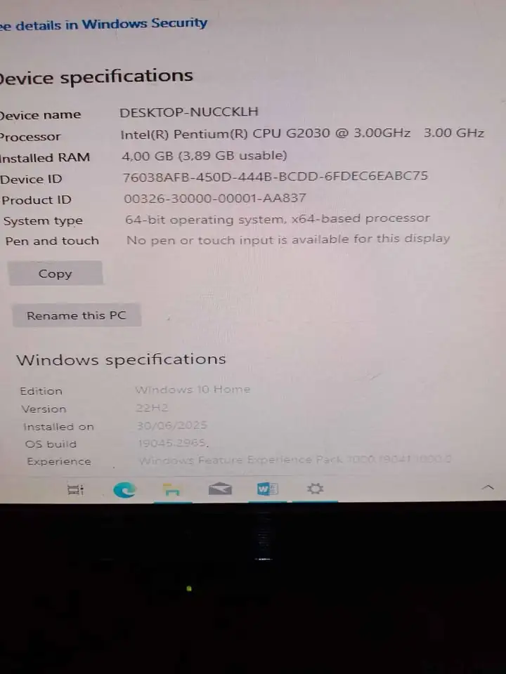 Komputer 1Set Setara Core i3, Ram 4GB/500GB, monitor 16inch