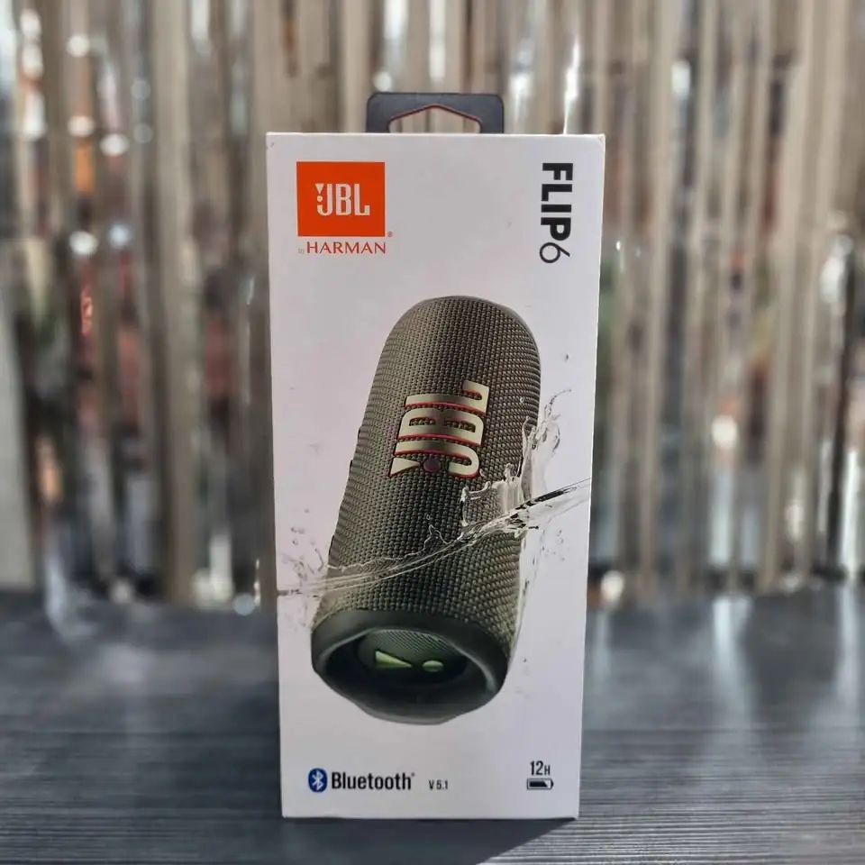 JBL Flip 6 Waterproof Portable Bluetooth Speaker, Powerful Sound