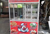 Etalase gerobak Fried chicken