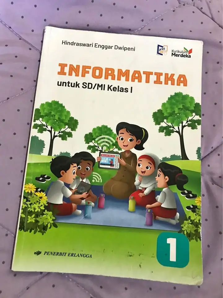 Buku Informatika SD Kelas 1 Erlangga