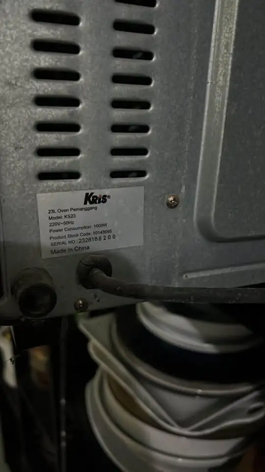 Oven listrik kris beli di informa 23 liter masih like new