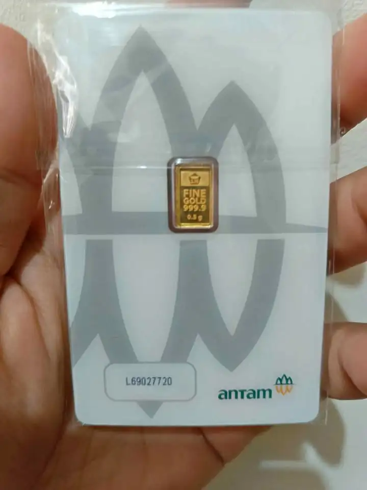 Emas Antam 0,5 gr 2019