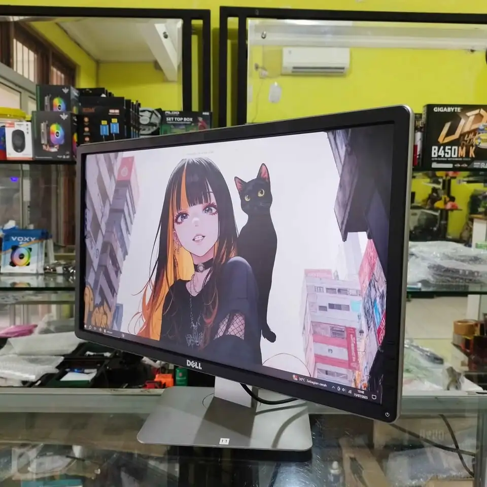 Monitor LED IPS dell 23 inch fullhd bisa potrait