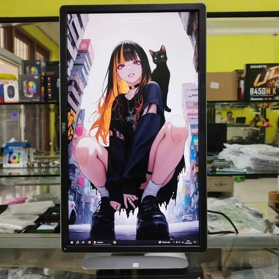 Monitor LED IPS dell 23 inch fullhd bisa potrait