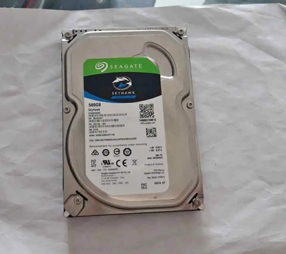 Harddisk 3.5″ PC/CCTV Seagate Skyhawk 500gb Sentinel 100% isi WIndows