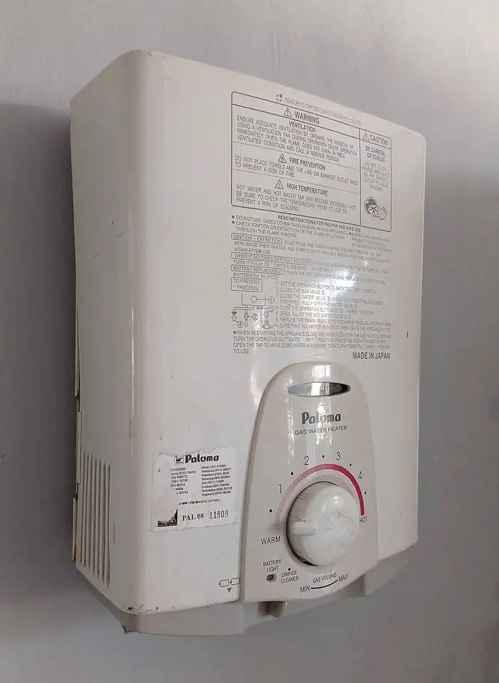 Paloma gas water heater