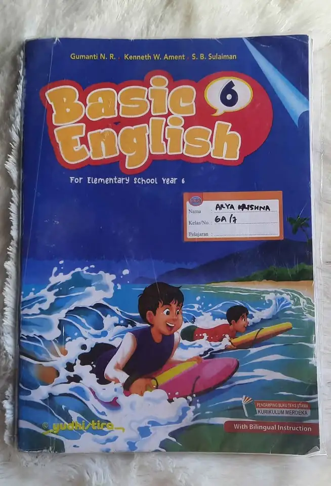 Buku kelas 6 kurikulum Merdeka penerbit Yudistira