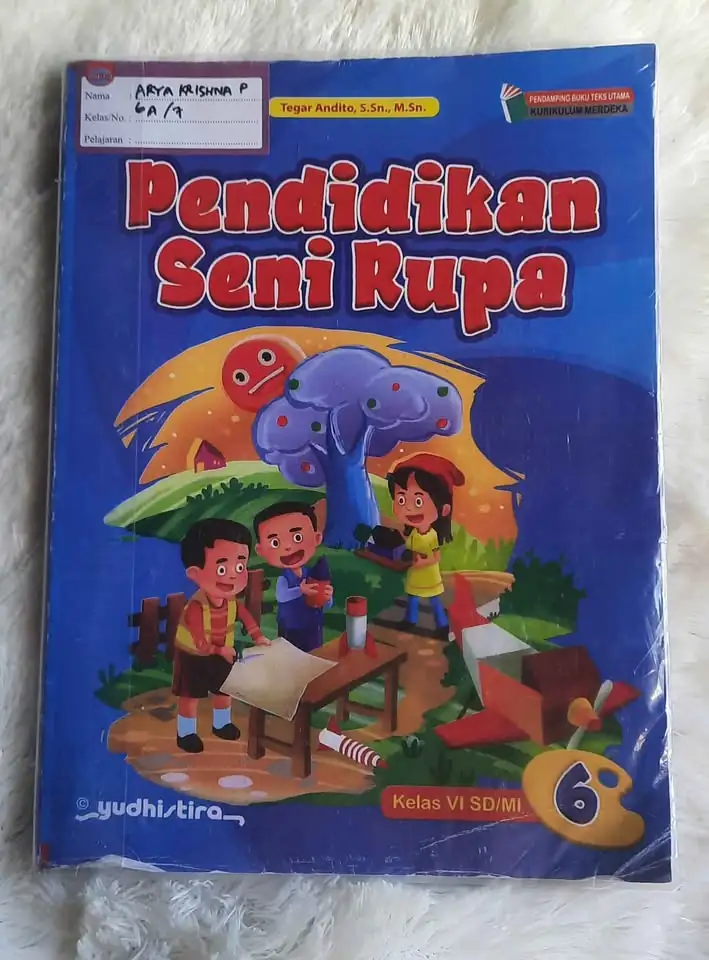 Buku kelas 6 kurikulum Merdeka penerbit Yudistira