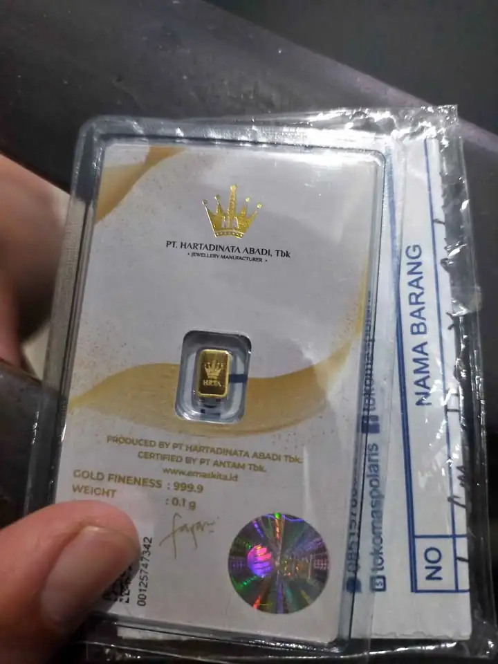 Dijual Emas antam 0.1 gram