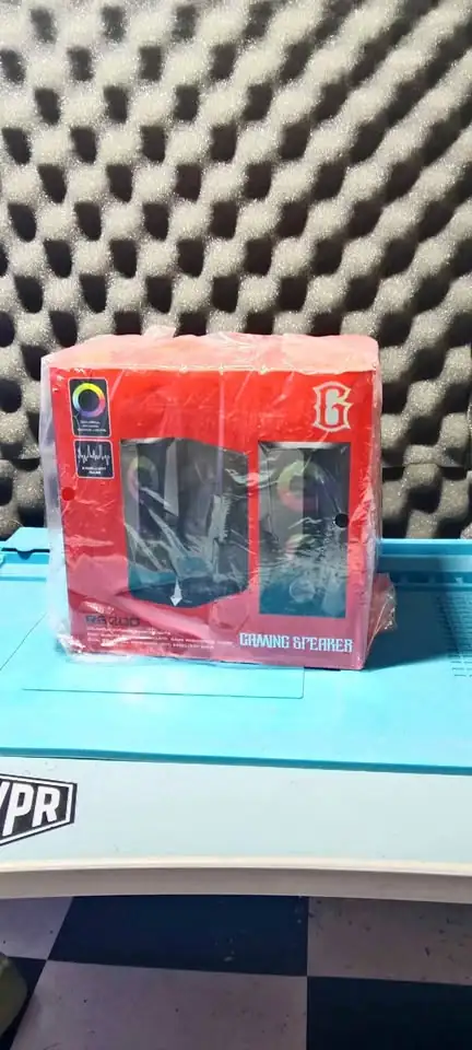 Speaker PC Gaming RS200|| Lampu RGB Neww segel plastik