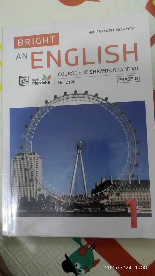Buku Pelajaran Sekolah Kelas VII