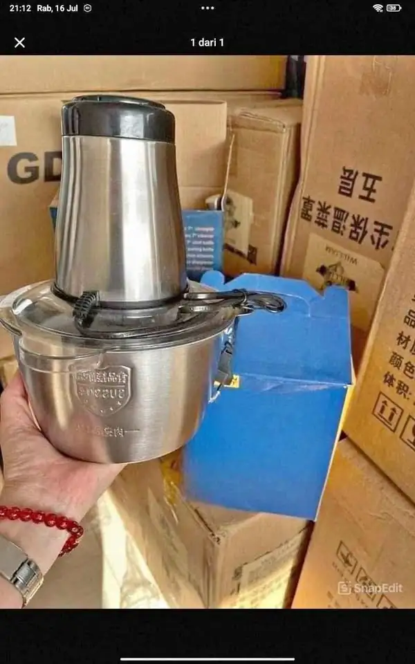 Chopper giling daging (BARU) Kapasitas 1.5Liter