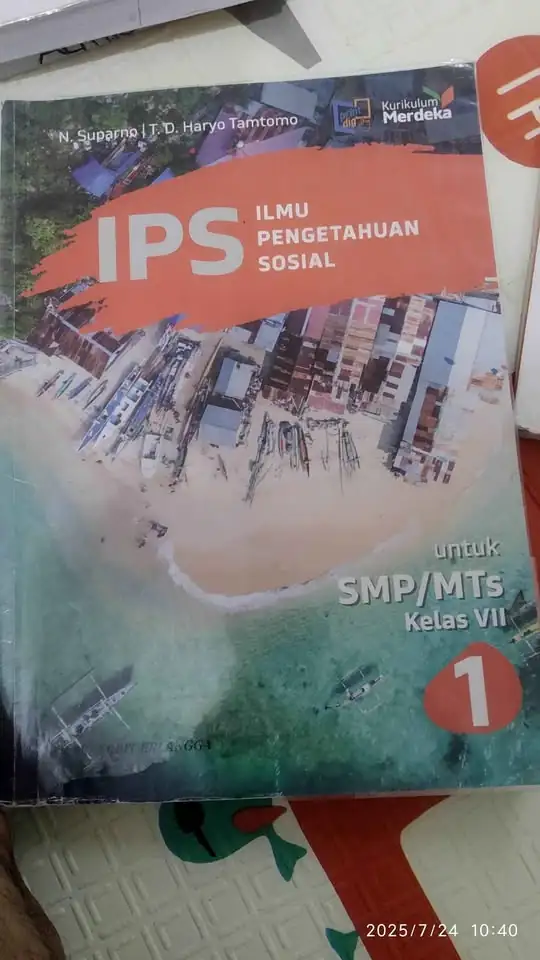 Buku Pelajaran Sekolah Kelas VII