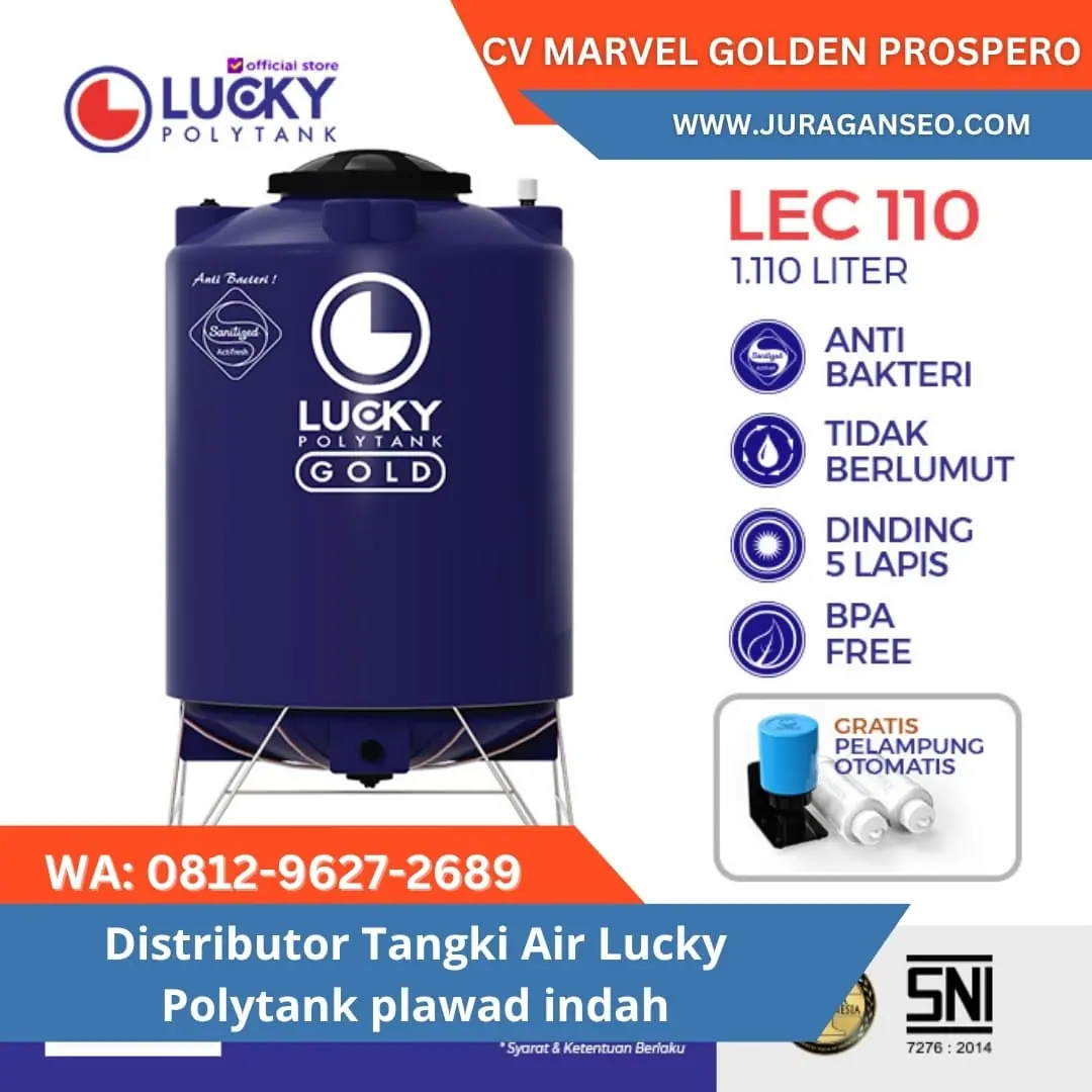 YUK ORDER! Distributor Tangki Air Lucky Polytank