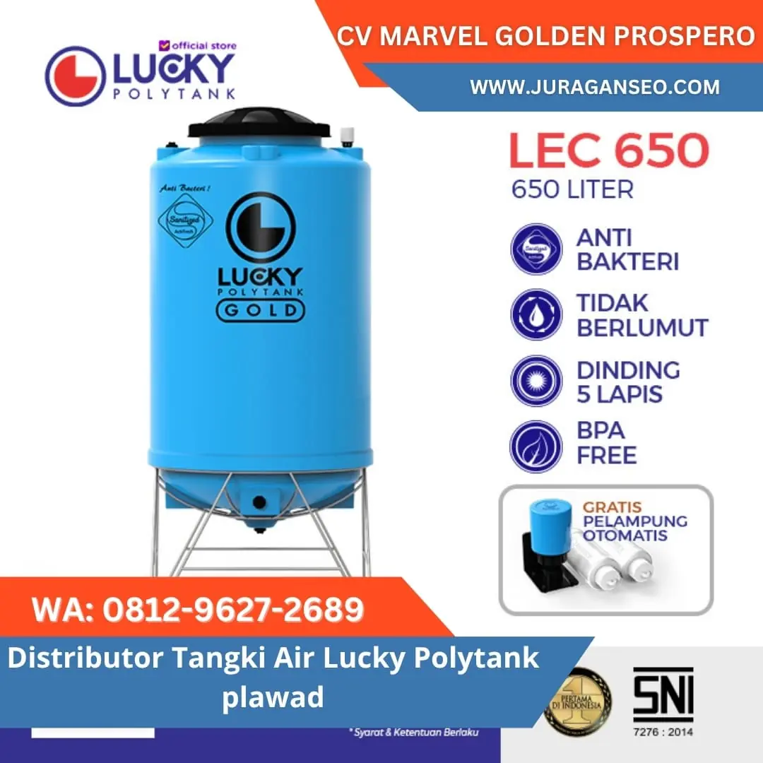 TAHAN LAMA! Distributor Tangki Air Lucky Polytank P