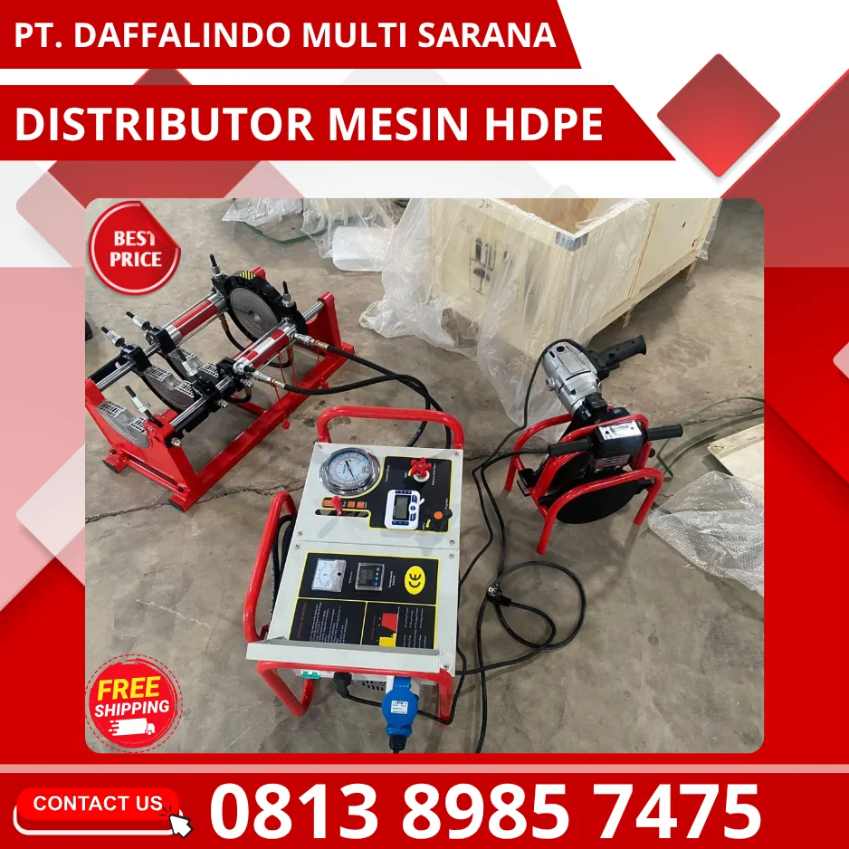 Mesin Pipa Hdpe 315mm Hydraulic SHD | Distributor Mesin Hdpe Jakarta