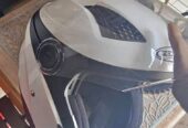 BU DijuaL Helm Halfface Zeus ZS 610 warna putih double visor originaL