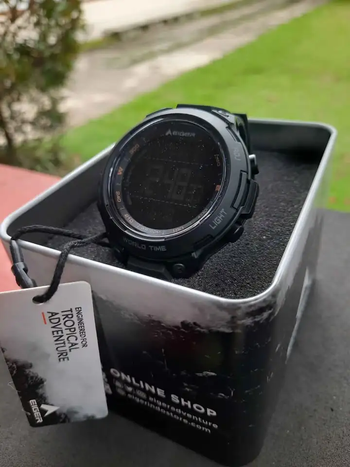 Jam Tangan Eiger Black 💯% Baru