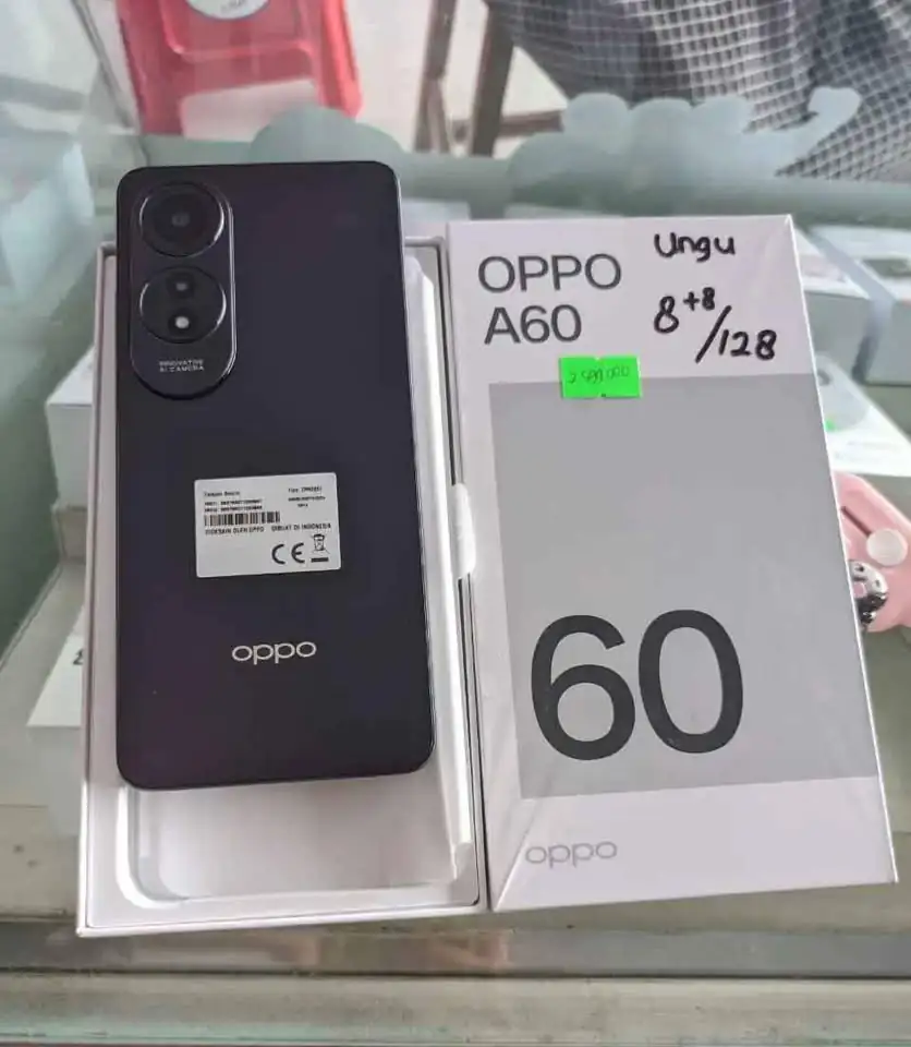OPPO A60 RAM 16/128 16/256 TAHAN BENTURAN KERAS BARU SEGEL GARANSI RES