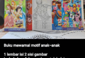 Jual Buku Mewarnai Untuk Anak